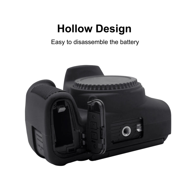 PULUZ Soft Silicone Protective Case for Canon EOS 850D, For Canon EOS 850D