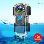 For Insta360 One RS 1-Inch 360 Edition PULUZ 40m Underwater Waterproof Housing Case