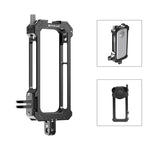 For Insta360 X3 PULUZ Metal Protective Cage Rig Housing Frame with Expand Cold Shoe Base & Tripod Adapter, Metal Cage US Stock, For Insta360 X3