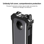 For Insta360 X3 PULUZ Metal Protective Cage Rig Housing Frame with Expand Cold Shoe Base & Tripod Adapter, Metal Cage US Stock, For Insta360 X3