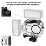 For DJI Osmo Action 5 Pro / 3 / 4 PULUZ 60m Underwater Waterproof Housing Diving Case with Cold Shoe & Buckle Basic Mount & Screw, For DJI Osmo Action 3 / 4 Waterproof Case