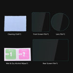 For DJI Osmo Action 3  PULUZ 3-in-1 Lens Front and Back Screen Tempered Glass Explosion-proof Film, For DJI Osmo Action 3