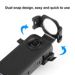 غطاء حماية عدسة PULUZ لـ Insta360 X3، واقي عدسة