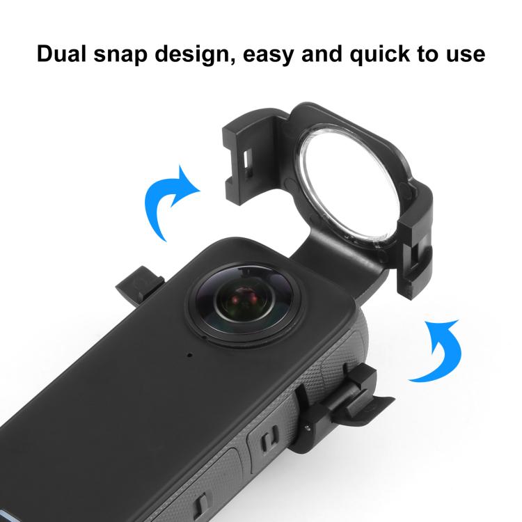 غطاء حماية عدسة PULUZ لـ Insta360 X3، واقي عدسة