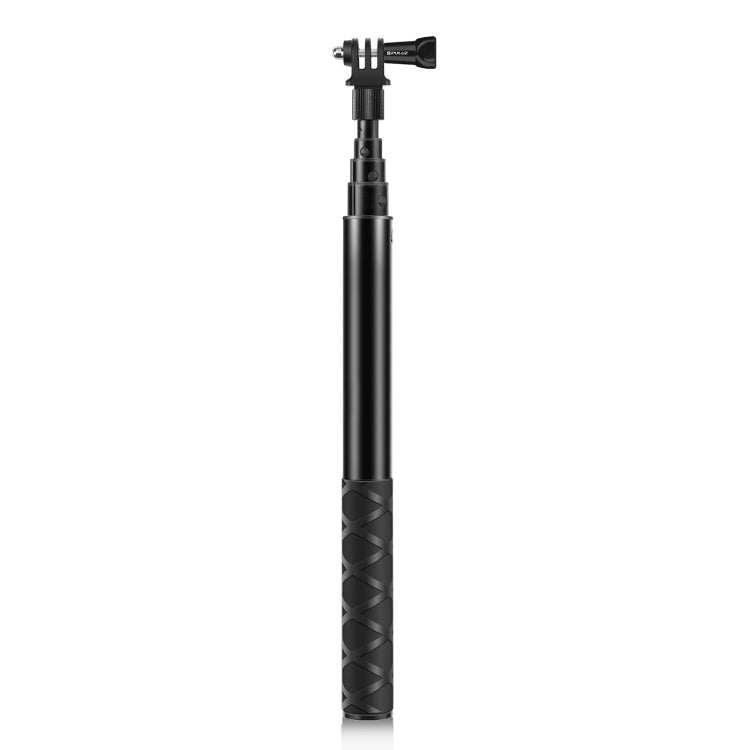Perche à selfie monopode en métal PULUZ de 110 cm avec base adaptatrice invisible et vis pour Insta360 One RS / X2 / X3 / X4 / DJI Osmo 360, monopode de 110 cm