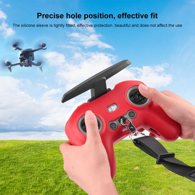 For DJI FPV Combo Remote Control PULUZ Silicone Protective Case, For DJI FPV Combo Remote Control