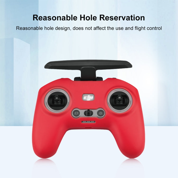 For DJI FPV Combo Remote Control PULUZ Silicone Protective Case with Neck Strap, For DJI FPV Combo Remote Control with Neck Strap