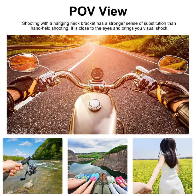 PULUZ Lazy Neck Bracket POV View Mount for GoPro Action Cameras, POV View Mount