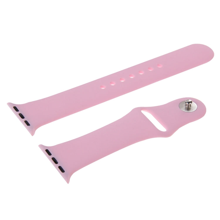 For Apple Watch Sport 42mm High-performance Longer Rubber Sport Watch Band with Pin-and-tuck Closure