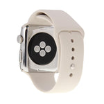 For Apple Watch Sport 42mm High-performance Longer Rubber Sport Watch Band with Pin-and-tuck Closure