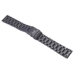For Apple Watch 42mm Black Steel Watch Band, Only Used in Conjunction with Connectors (S-AW-0062)