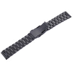 For Apple Watch 42mm Black Steel Watch Band, Only Used in Conjunction with Connectors (S-AW-0062)