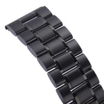 For Apple Watch 42mm Black Steel Watch Band, Only Used in Conjunction with Connectors (S-AW-0062)