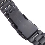 For Apple Watch 42mm Black Steel Watch Band, Only Used in Conjunction with Connectors (S-AW-0062)