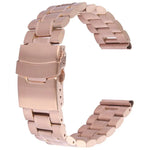 For Apple Watch 38mm Black Steel Watch Band, Only Used in Conjunction with Connectors (S-AW-3291)