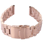 For Apple Watch 38mm Black Steel Watch Band, Only Used in Conjunction with Connectors (S-AW-3291)