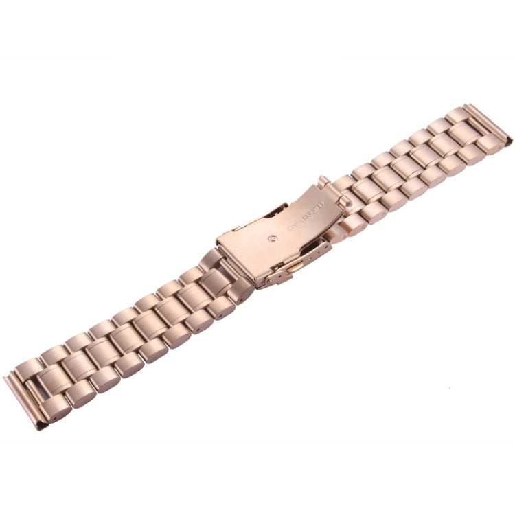 For Apple Watch 38mm Black Steel Watch Band, Only Used in Conjunction with Connectors (S-AW-3291)