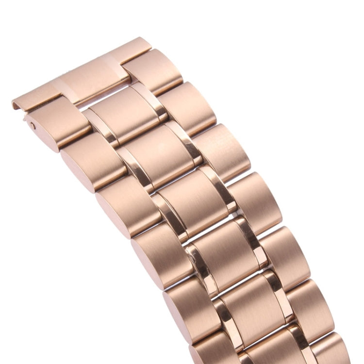 For Apple Watch 38mm Black Steel Watch Band, Only Used in Conjunction with Connectors (S-AW-3291)