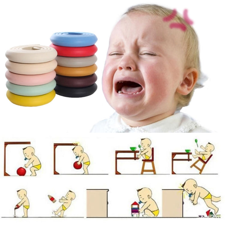 212cm Baby Edge Cushion Foam with Self-adhesive Tape, 212cm Light Green, 212cm Coffee, 212cm Pink, 212cm Gray, 212cm Yellowish Brown