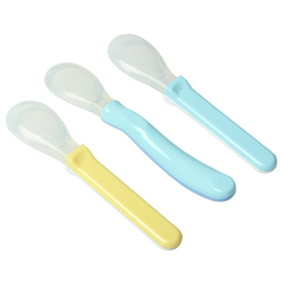 Lovely Silicone Gel Spoon for Baby (Random Delivery), 3703
