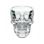 Crystal Skull Head Vodka Whiskey Shot Glass, Transparent