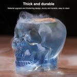 Crystal Skull Head Vodka Whiskey Shot Glass, Transparent