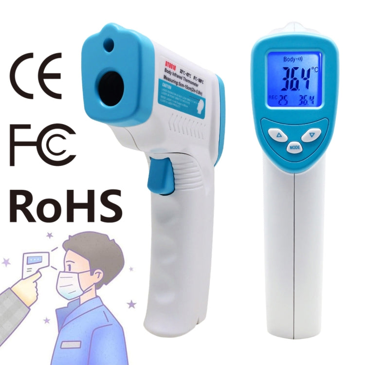 DT8018 Non-contact Forehead Body Infrared Thermometer, Temperature Range: 32.0 Degree C - 42.5 Degree C, XE-805B