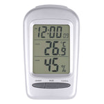 LCD Digital Desk Indoor Thermometer Hygrometer with Date / Clock / Freezing Warning, W240