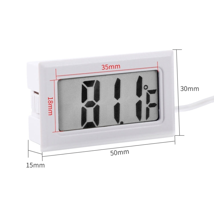 Mini LCD Indoor Digital Thermometer (Fahrenheit Display), White, (Fahrenheit Display)(Black), (Fahrenheit Display)(White)