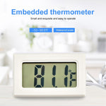 Mini LCD Indoor Digital Thermometer (Fahrenheit Display), White, (Fahrenheit Display)(Black), (Fahrenheit Display)(White)