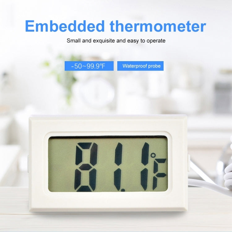 Mini LCD Indoor Digital Thermometer (Fahrenheit Display), White, (Fahrenheit Display)(Black), (Fahrenheit Display)(White)