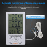 TA298 Digital LCD Humidity / Hygrometer and Thermometer with Extra Sensor Cable, TA298