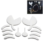 3D Car Sticker, Wings Pattern (Size: 15.7cm x 5.5cm), Demon Pattern (Size: 15cm x 5.5cm), Crab Pattern (Size: 10cm x 8cm), Angel Wings (Size: 16cm x 5.5cm), Rose Pattern (Size: 10.5cm x 8cm), Footprint Pattern (Size: 7cm x 6cm)