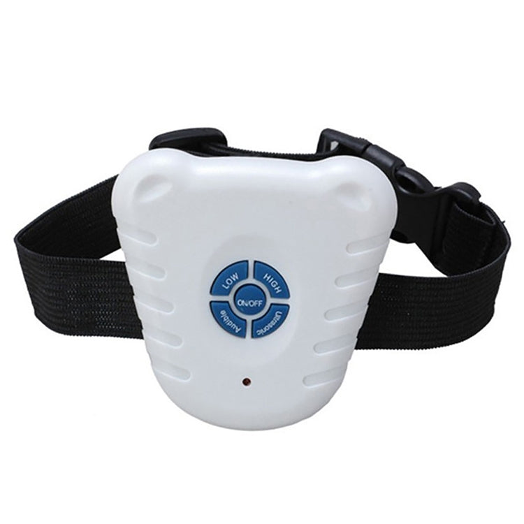Ultrasonic Bark Stop Collar, (White)