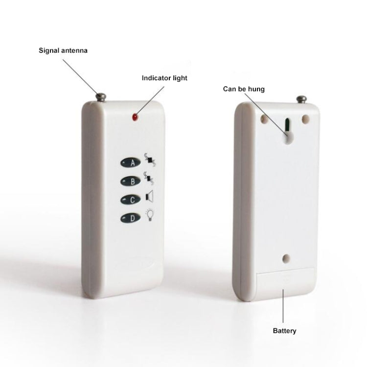 Electric Dog Remote Control Training, White