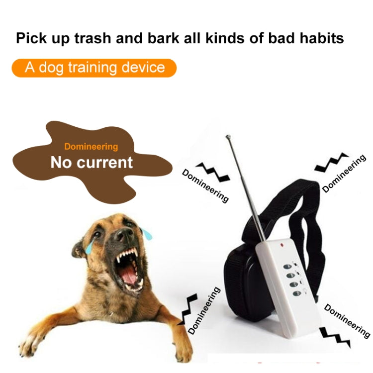 Electric Dog Remote Control Training, White