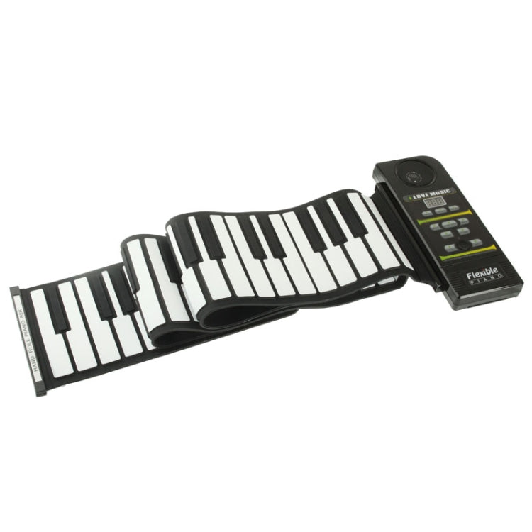 88 Keys Portable MIDI Silicone Flexible Roll Up Piano, Keyboard: 133 x 14.2 x 0.6cm, 88 Keys Roll Up Piano