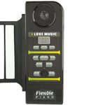 88 Keys Portable MIDI Silicone Flexible Roll Up Piano, Keyboard: 133 x 14.2 x 0.6cm, 88 Keys Roll Up Piano