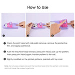 DIY Nail Art Printing Stamp Machine Set