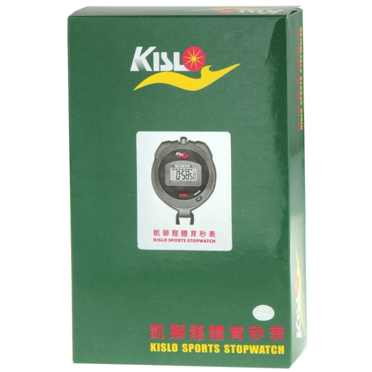 KISLO K81 Stopwatch Professional Chronograph Handheld Digital LCD Sports Counter Timer with Strap, K81