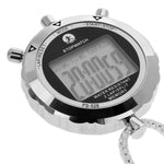 PS528 Metal Stopwatch Professional Chronograph Handheld Digital LCD Sports Counter Timer with Strap, PS528