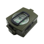 GoldGood DC60-2A Outdoor Multi-function Military Travel Geology Pocket Prismatic American Compass with Luminous Display(Army Green), DC60