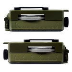 GoldGood DC60-2A Outdoor Multi-function Military Travel Geology Pocket Prismatic American Compass with Luminous Display(Army Green), DC60