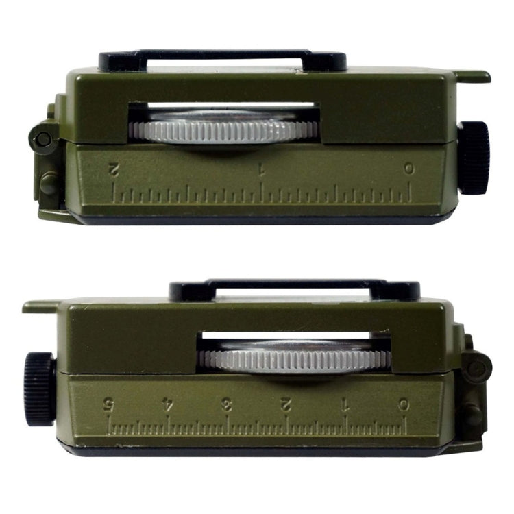 GoldGood DC60-2A Outdoor Multi-function Military Travel Geology Pocket Prismatic American Compass with Luminous Display(Army Green), DC60