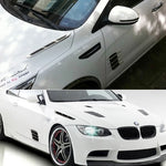 2 PCS Hood Side Shark Gill Simulation Air Flow Vent Fender Sticker for Car Decoration, Size: 22cm x 20cm x 2cm, 220mm x 200mm x 20mm