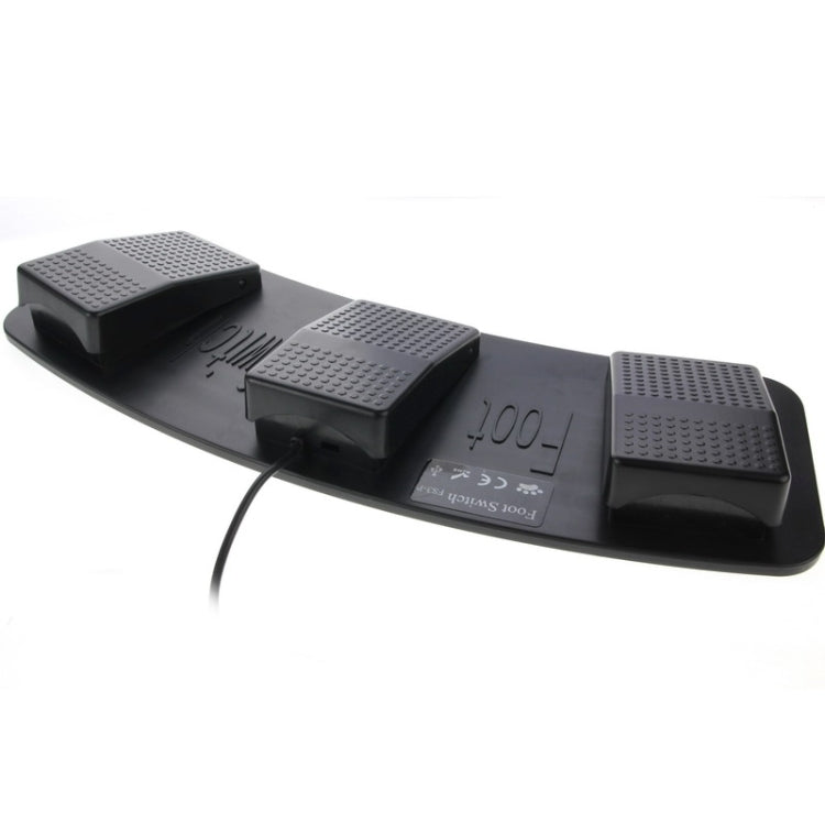 PC USB Triple Action Foot Switch, 2 Foot Switch
