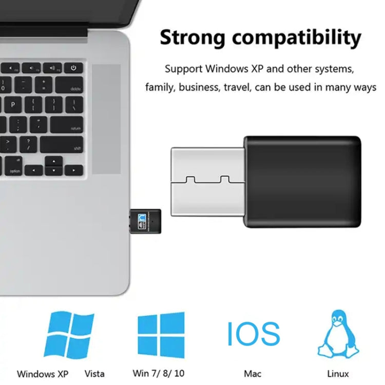 بطاقة محول شبكة USB لاسلكية 802.11N بسرعة 300Mbps، بطاقة محول