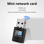 بطاقة محول شبكة USB لاسلكية 802.11N بسرعة 300Mbps، بطاقة محول