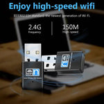 بطاقة محول شبكة USB لاسلكية 802.11N بسرعة 300Mbps، بطاقة محول
