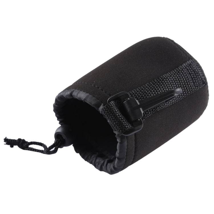 Neoprene SLR Camera Lens Carrying Bag Pouch Bag with Carabiner, Size: 8x10cm, Size: 8x10cm